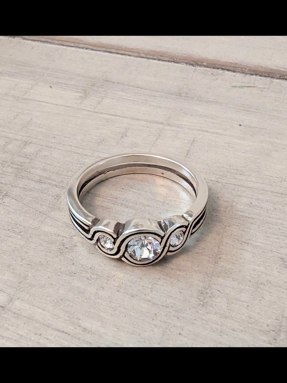 Brighton Infinity Sparkle Ring Size 8